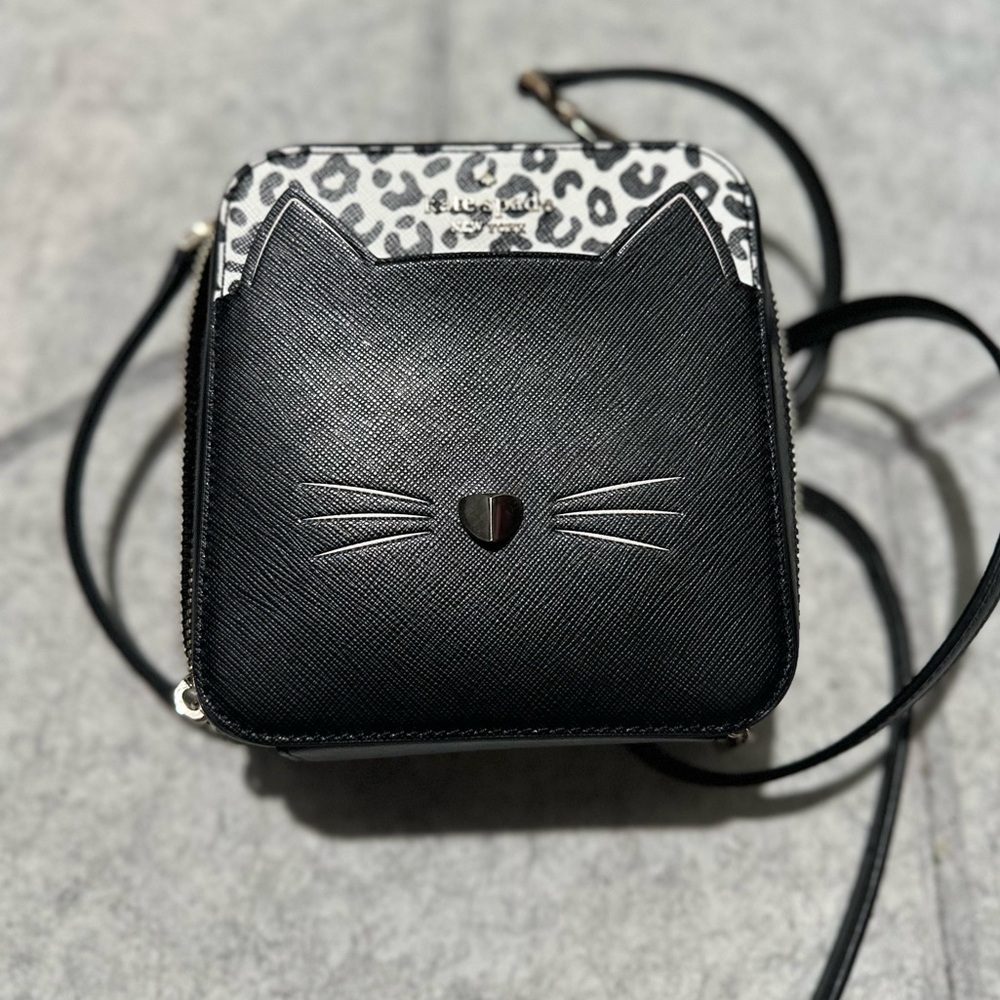 Kate Spade Black Cat Crossbody Bag